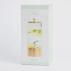 Leah Glass Drink Dispenser