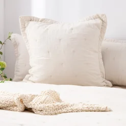 Leni Stone Washed Cotton European Pillowcase