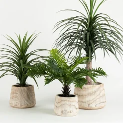 Levi Wooden Decorative Pot