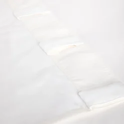 Linen Cotton White Room Darkening Curtain Set of 2