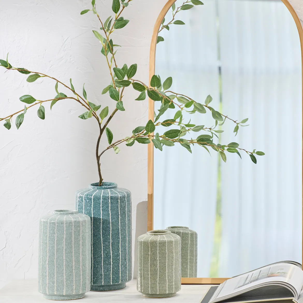 Lora Stripe Vase