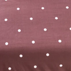 Louella Chocolate Polka Dot Quilt Cover Set