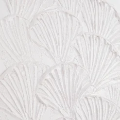 Lucia Shell Textured Small Framed Canvas Wall Art