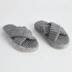 Lucy Cross Strap Home Slippers
