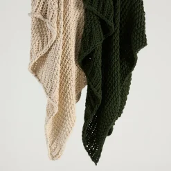 Lucy Knit Cotton Throw