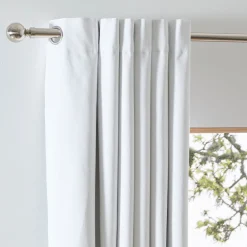 Marina Blockout White Curtain Set of 2