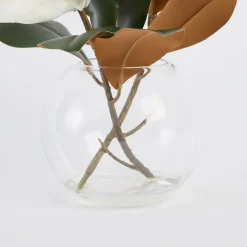 Meadow Artificial Magnolia in Vase