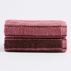 Morgan Stripe Reversible Hand Towel 2 Pack