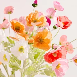 Multi Colour Wild Poppy Artificial Flower Bouquet