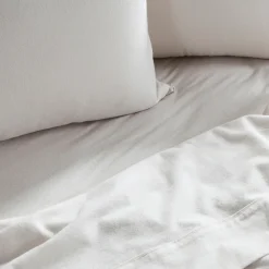 Natural Cotton Flannelette Sheet Set