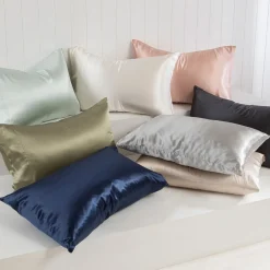Navy Mulberry Silk Pillowcase