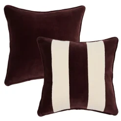 Nico Velvet Boucle Stripe Cushion