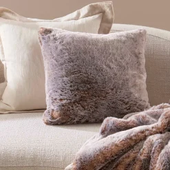 Pelage Faux Fur Square Cushion