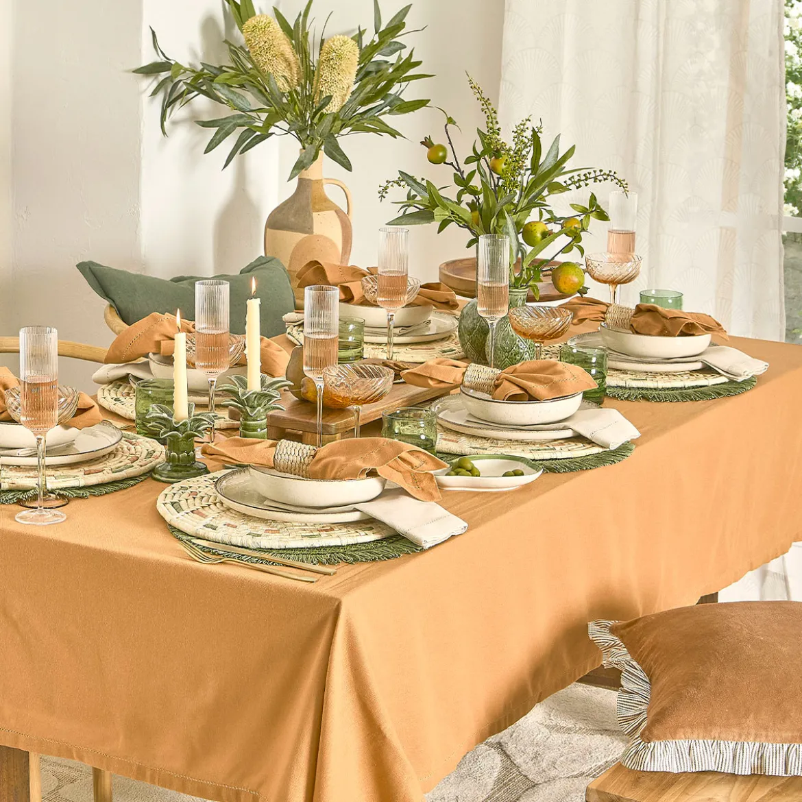 Pelham Cotton Table Cloth