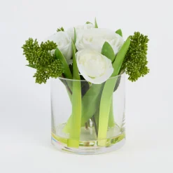 Pippa Artificial Ranunculus Bouquet in Vase