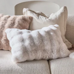Prague Faux Fur Oblong Cushion