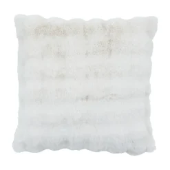 Prague Faux Fur Square Cushion