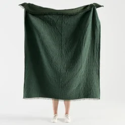 Raya Chenille Gauze Reversible Throw