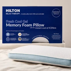 Relax Therapy Gel Infused Memory Foam Pillow