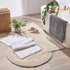 Resort Reversible Bath Mat Round