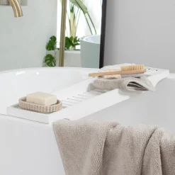 Sanctuary White Bath Caddy