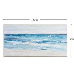 Serene Framed Canvas Wall Art