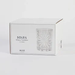 Soleil Glass Tumbler Glass Set of 4