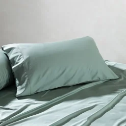 400TC Bamboo Cotton Queen Pillowcase Pair