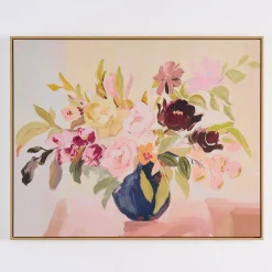 The Vase Garden Framed Canvas Wall Art