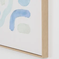Tide Lines Framed Canvas Wall Art