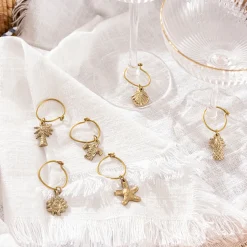 Tropics Wine Glass Charms Set of 6