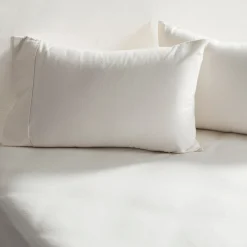 Vanilla Cotton Flannelette Pillowcase Pair