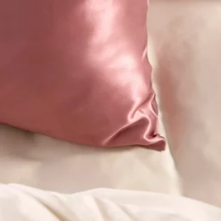 Vintage Rose Mulberry Silk Plain Pillowcase