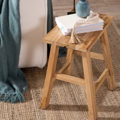 Ward Recycled Teak Stool