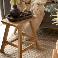 Ward Recycled Teak Stool