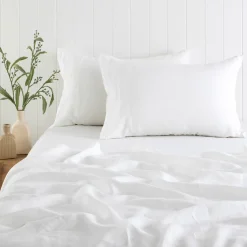 Washed Linen Flat Sheet