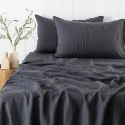 Washed Linen Flat Sheet