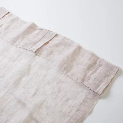 Washed Linen Natural Sheer Curtain Pair 140x250cm