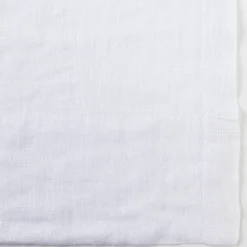 Washed Linen White Sheer Curtain Pair 180 x 250cm