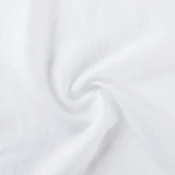 Washed Linen White Sheer Curtain Pair 180 x 250cm