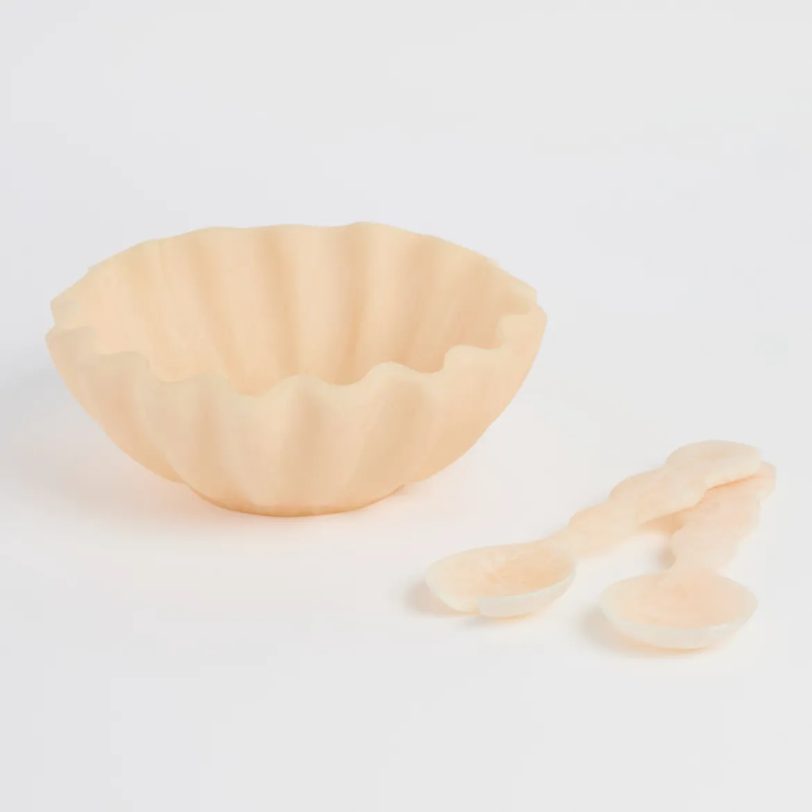 Wave Resin Salad Servers Set of 2
