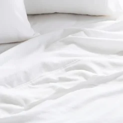 White Cotton Flannelette Sheet Set