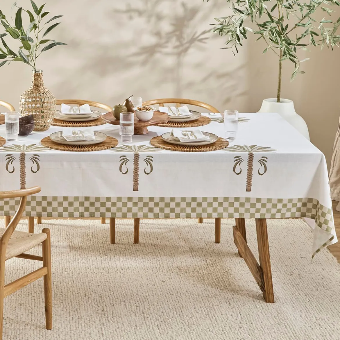 Yuma Palm Table Cloth