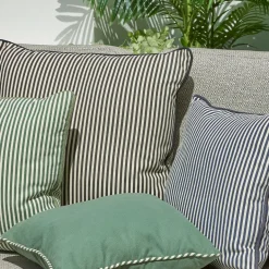Zona Outdoor Large Stripe Square Cushion